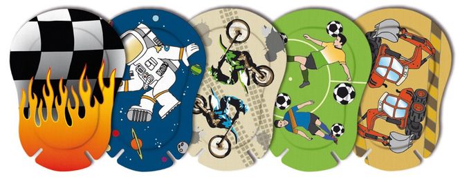 Hovedbilde Ortopad Store motiver blå – øyeplaster (50 ...