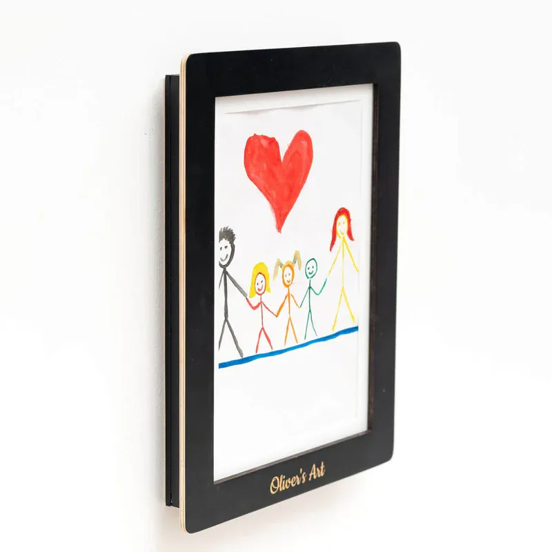 Barne Tegneramme A4 – Changeable Artwork Frame Enjoy The Wood