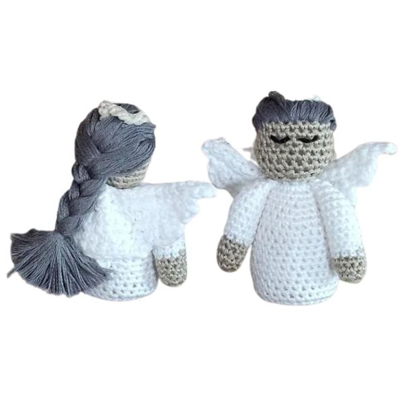 Engler til julekrybbe