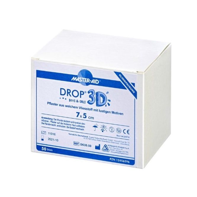 Hovedbilde Drop 3D Plaster 50 stk Boys & Girls