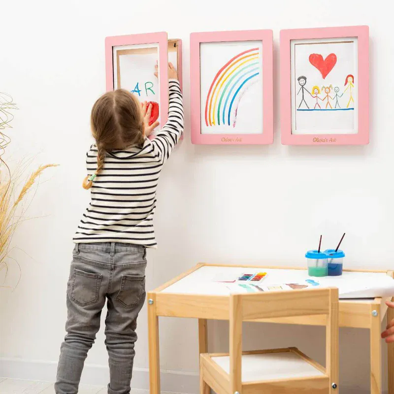 Barne Tegneramme A4 – Changeable Artwork Frame Enjoy The Wood